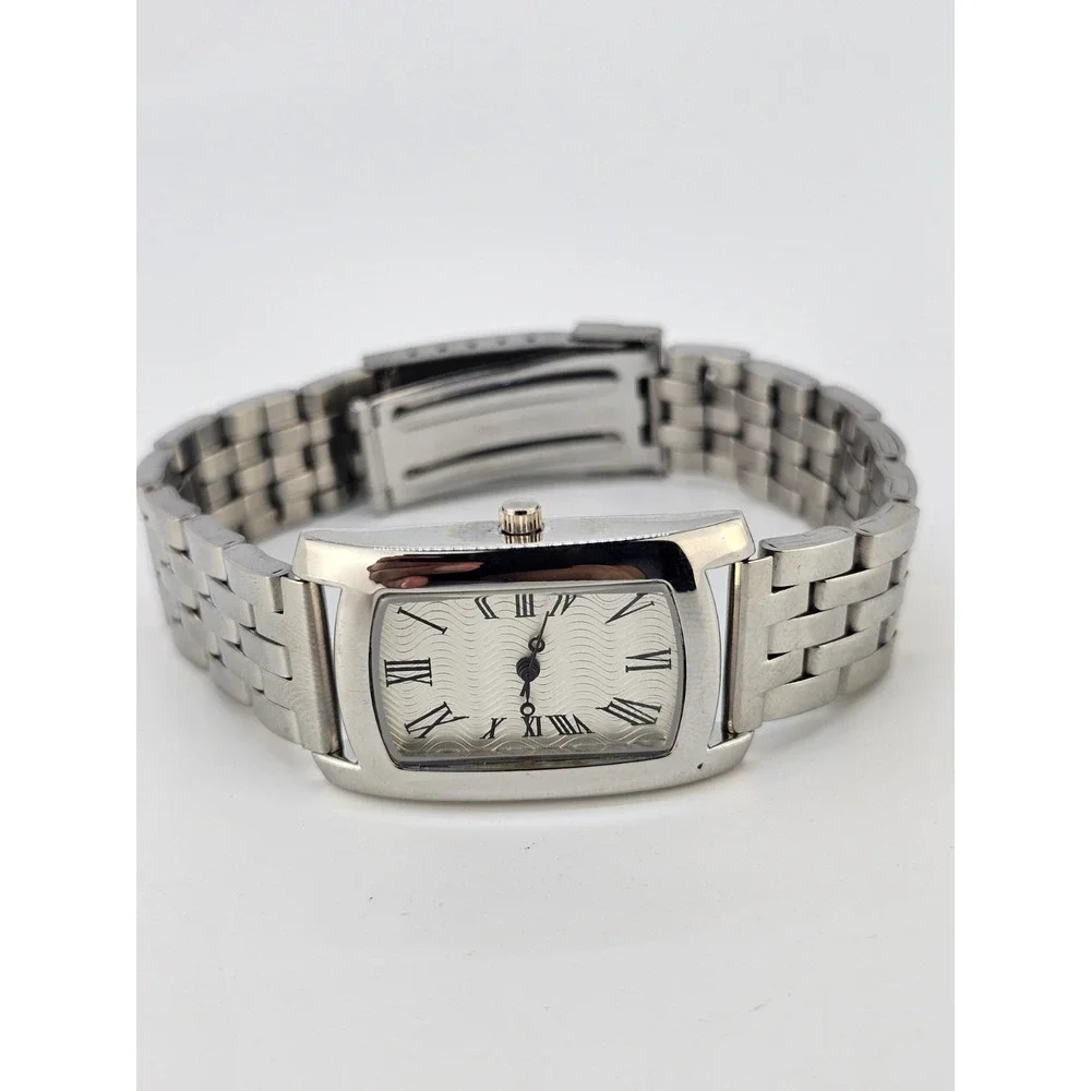 24MM Women's Watch Gray Dial Roman Rumerals Gray Bracelet Band 7.75